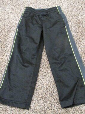 Starter Pull On Sweatpants Toddler Boys XS 4/5 Black Gray  Green Pajama Bottoms